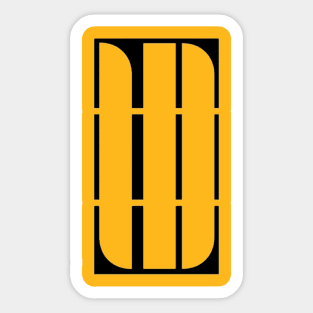Hollywood columns Sticker